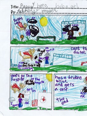 cover image of Puppy Hero Helps a Girl